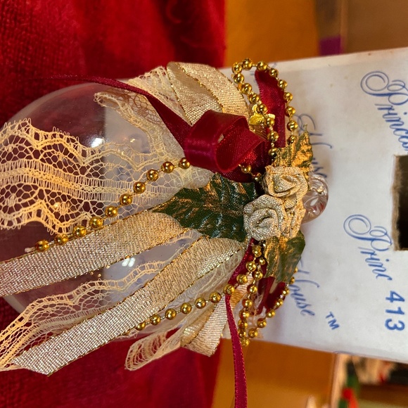 Princess House Angel 1995 blown glass ball - Picture 2 of 2